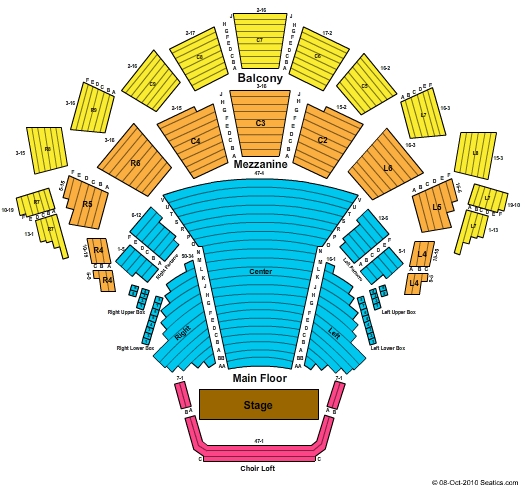 Roy Thomson Hall Seating Chart